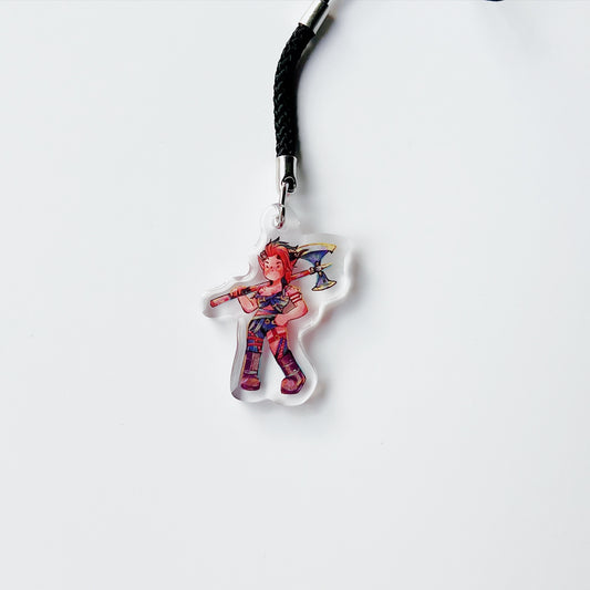 Karlach | Clear Acrylic Phone Charm