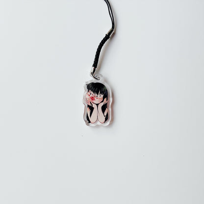 Junji Ito Fanart | Clear Acrylic Phone Charm