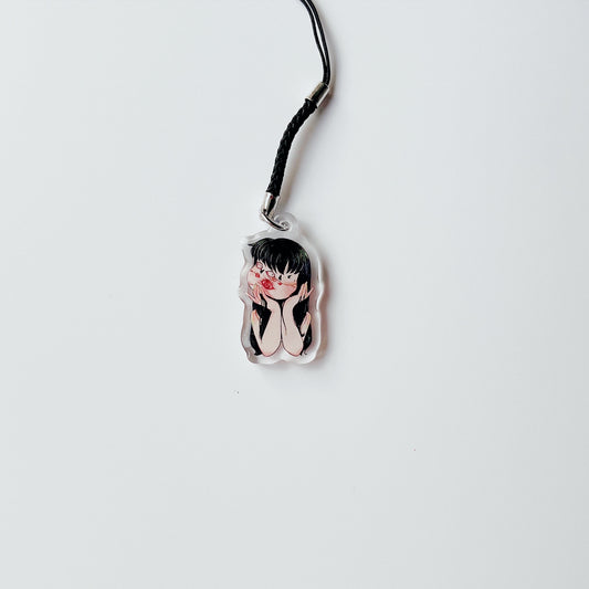 Junji Ito Fanart | Clear Acrylic Phone Charm