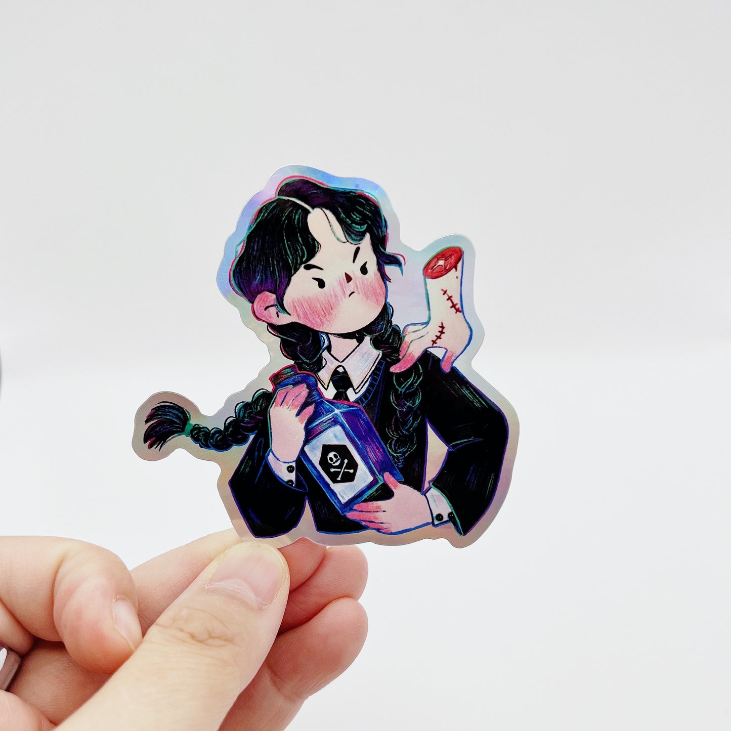 Wednesday | Waterproof Holographic Sticker