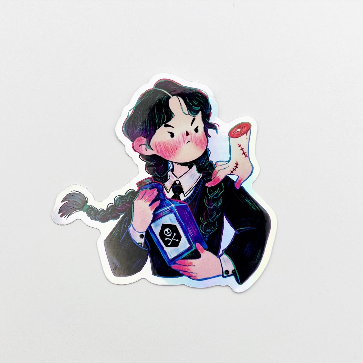 Wednesday | Waterproof Holographic Sticker