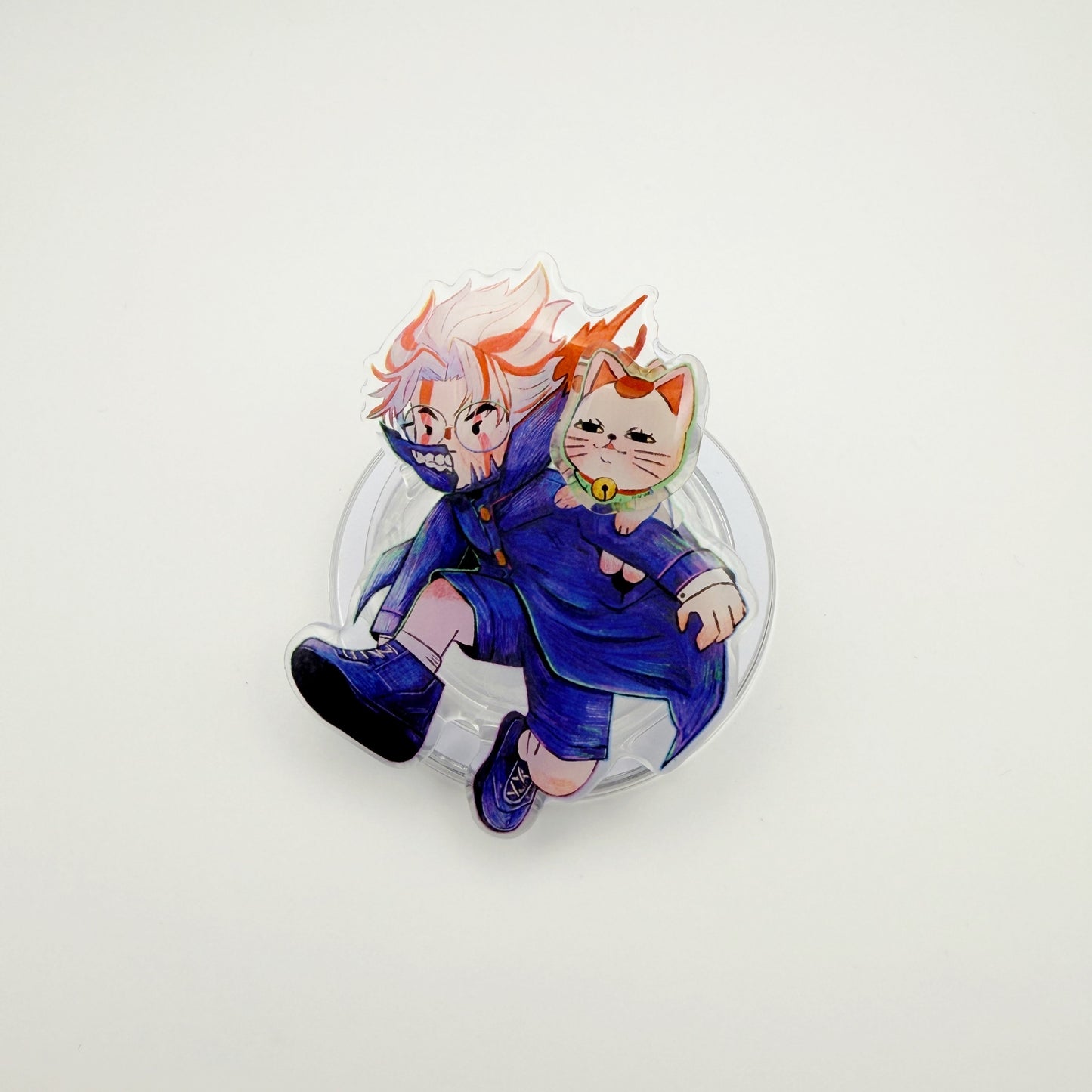 Magnetic Phone Griptok With Mini Rotating Charm - Dandadan