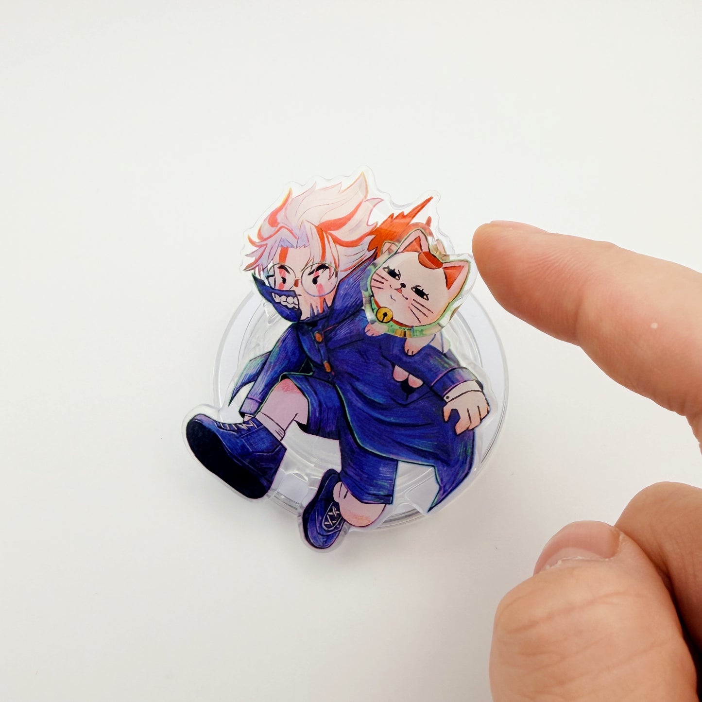 Magnetic Phone Griptok With Mini Rotating Charm - Dandadan