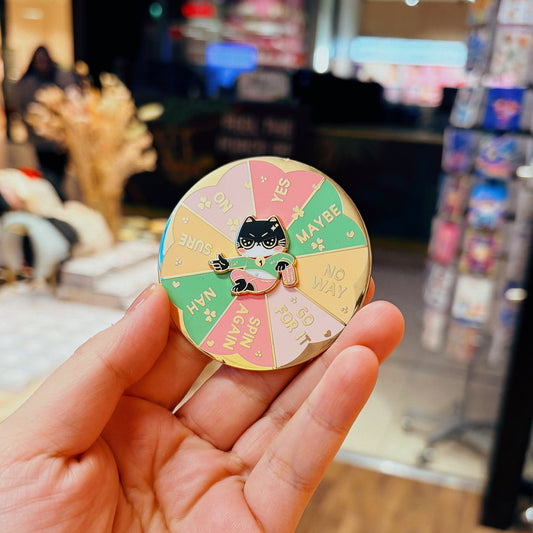 Metal Decision Wheel – Magnet or Pin Version