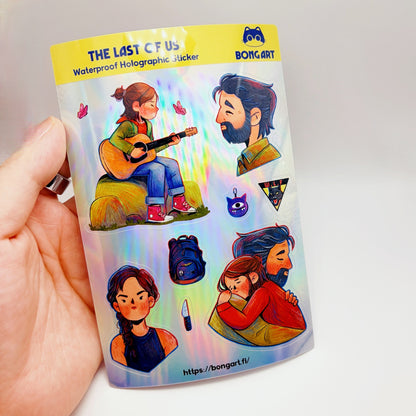 The Last Of Us Fanart | Waterproof Holographic Sticker Sheet