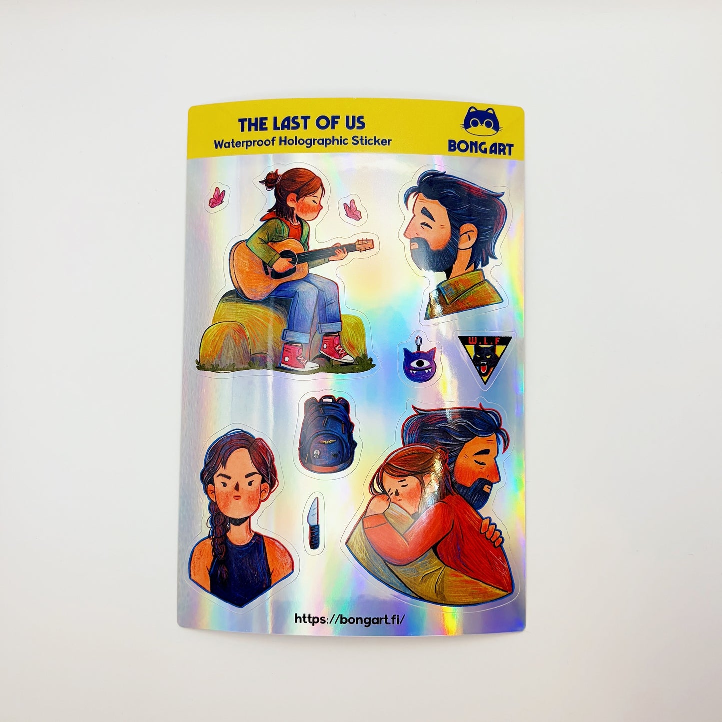 The Last Of Us Fanart | Waterproof Holographic Sticker Sheet