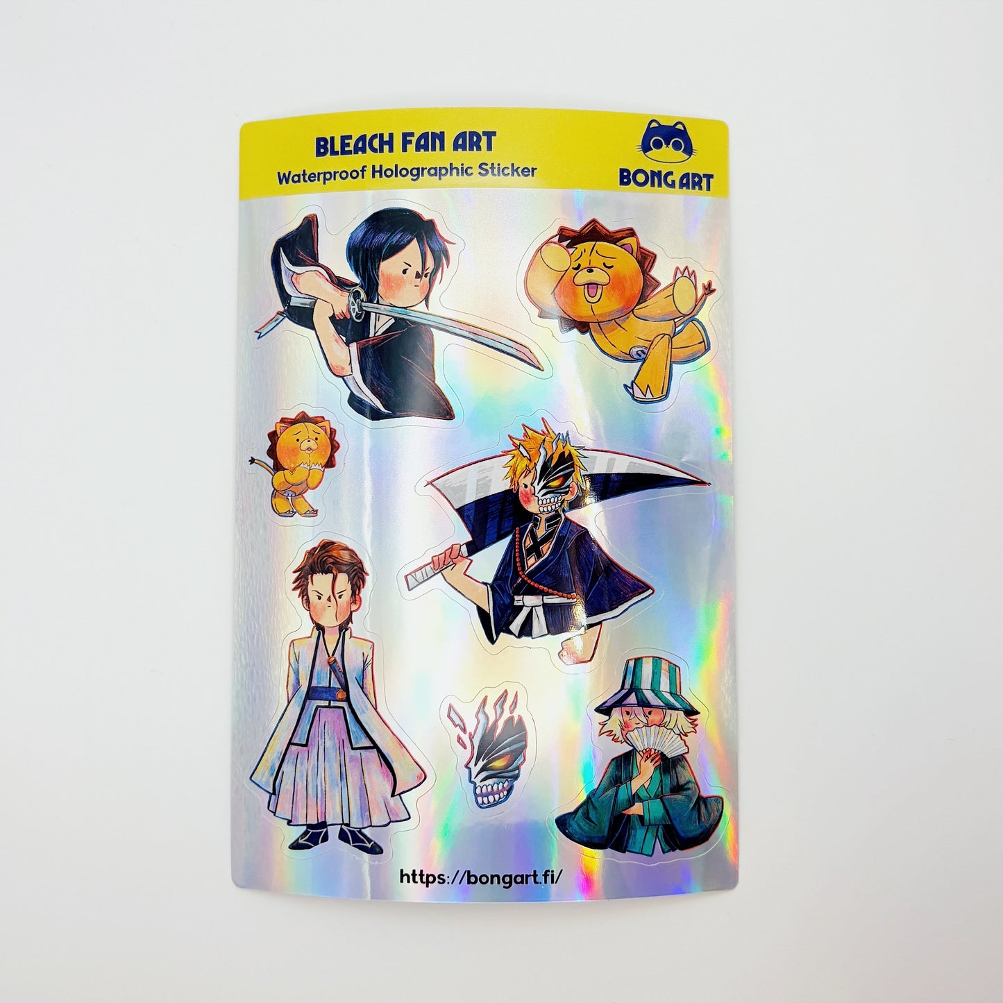 Bleach Fanart | Waterproof Holographic Sticker Sheet