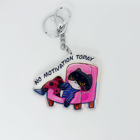 No Motivation | Acrylic keychain