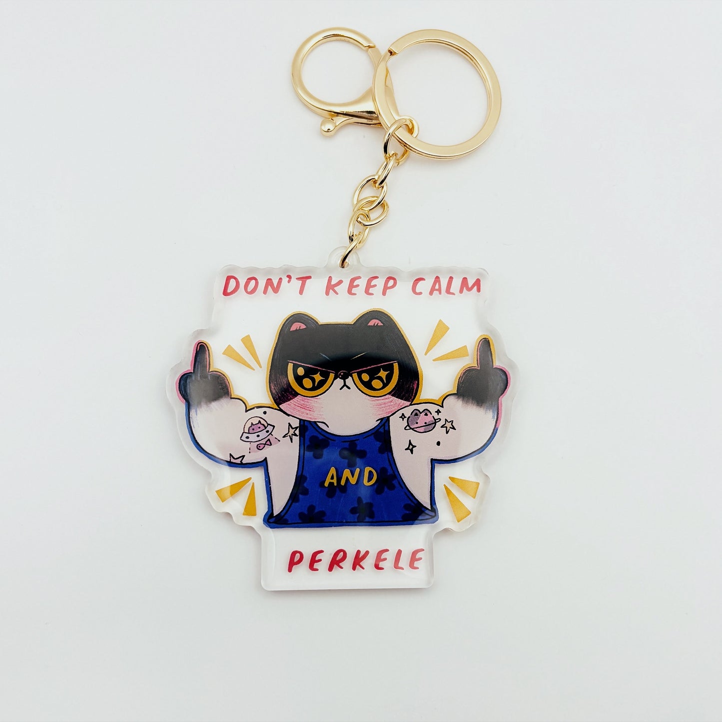 Don't Keep Calm And Perkele | Acrylic keychain