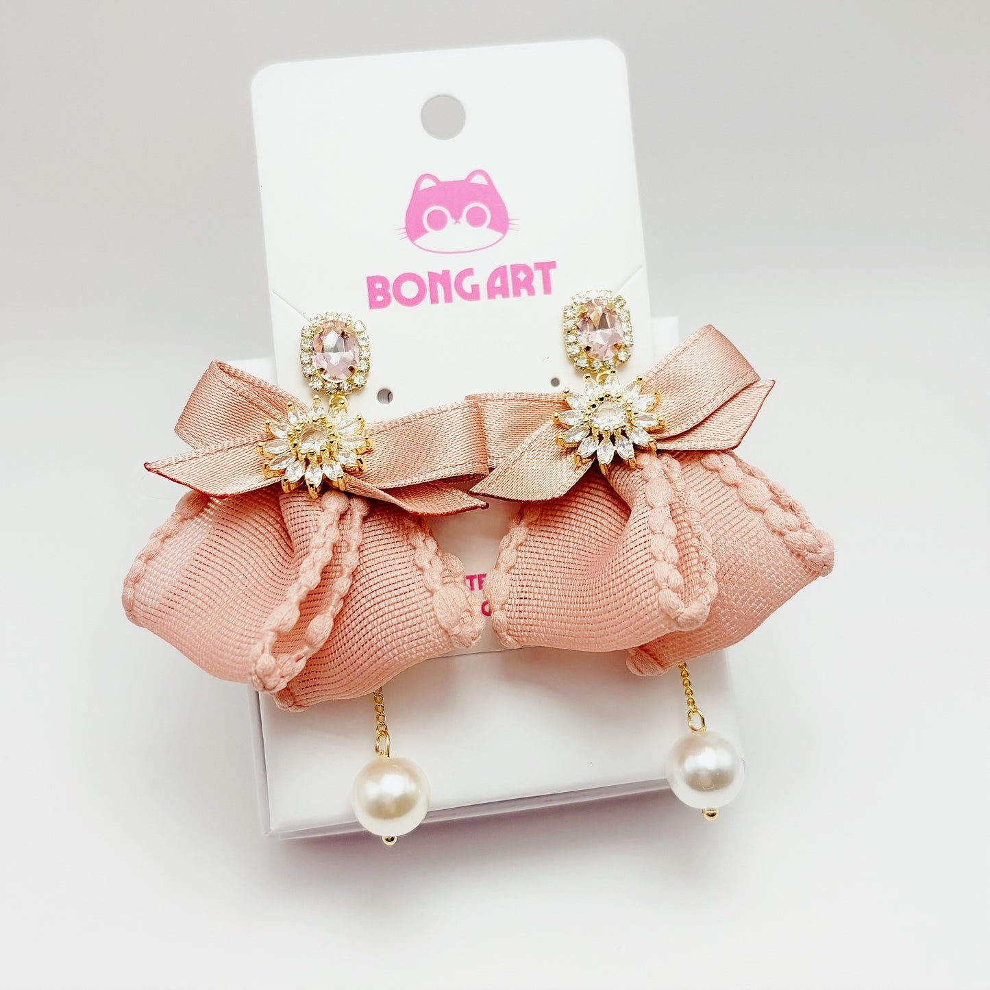 Bow of Soft Light Earrings