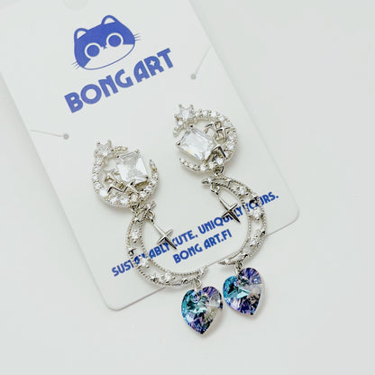 Starlit Moon’s Embrace Earrings