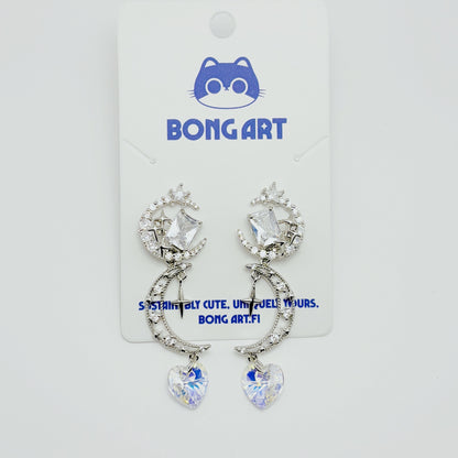 Starlit Moon’s Embrace Earrings