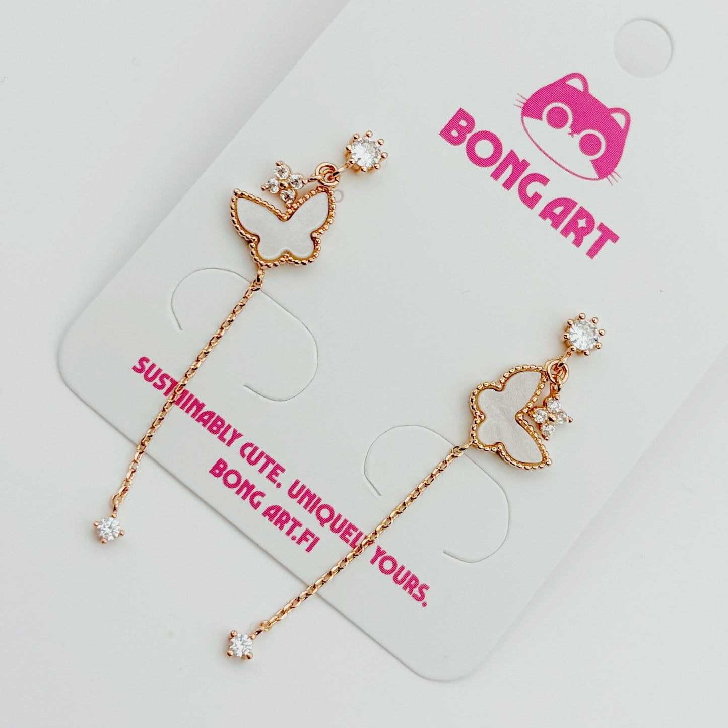 Pearl Wing Whisper Earrings