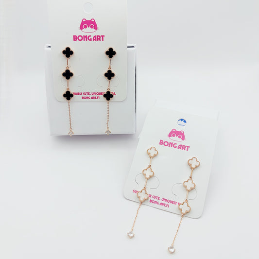 Silken Pearl Drop Earrings