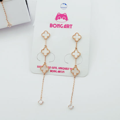 Silken Pearl Drop Earrings