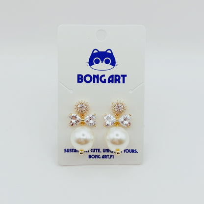 Moonlit Pearl Earrings