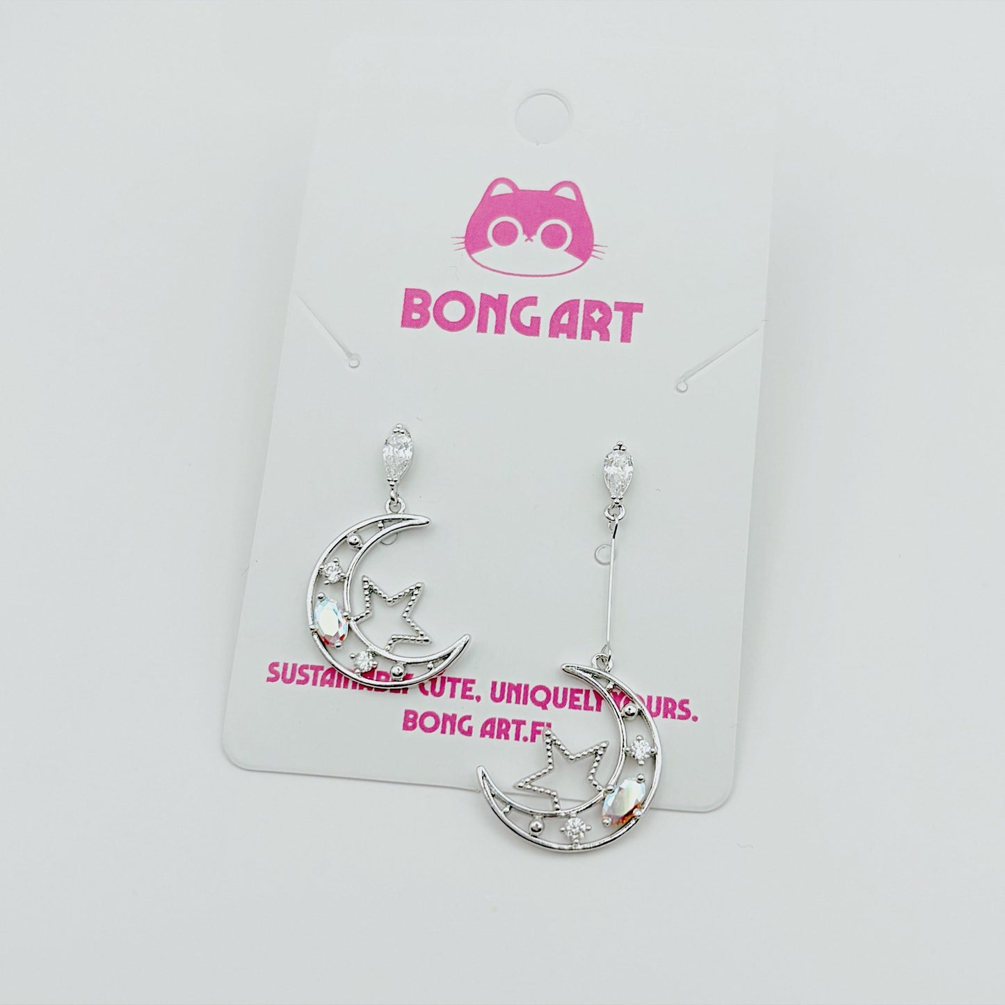 Silver Moon Dream Earrings