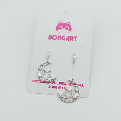 Silver Moon Dream Earrings