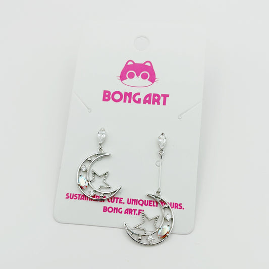 Silver Moon Dream Earrings