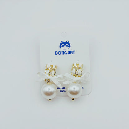 Starlight Pearl Drop Earrings