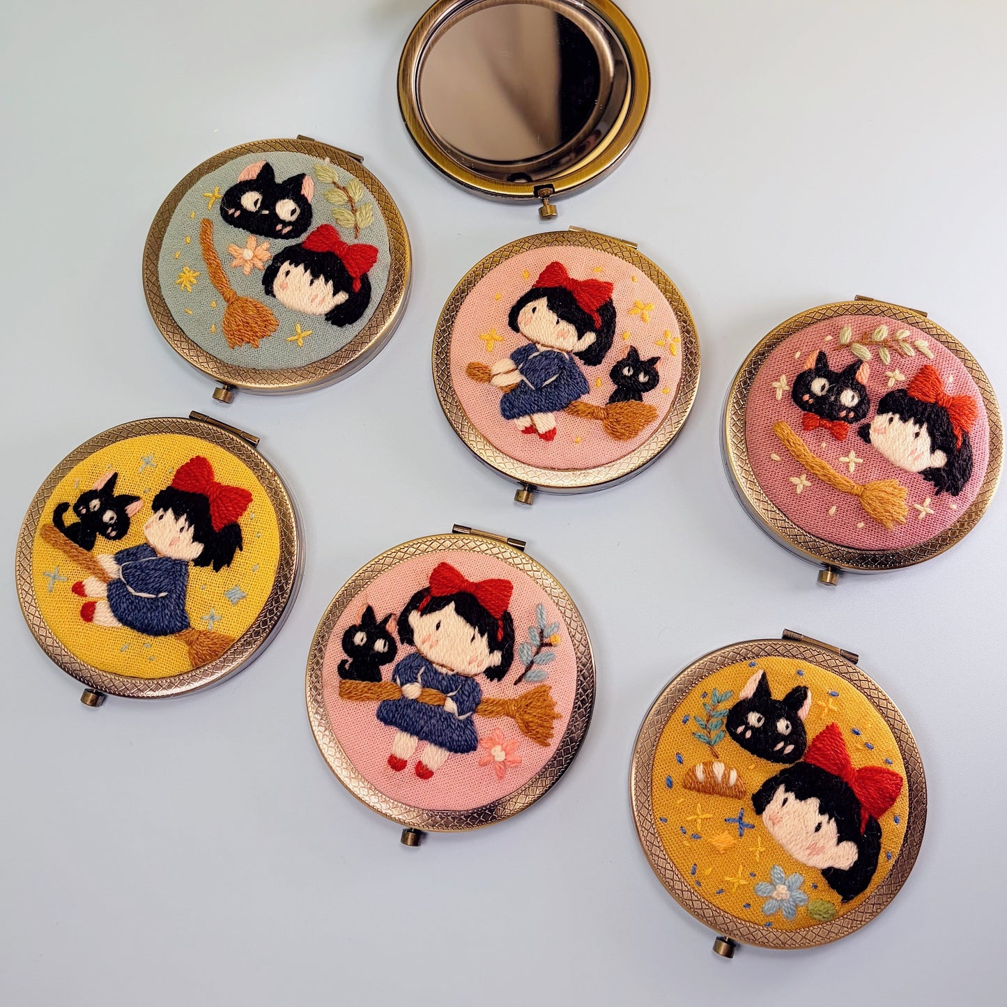 Kiki - Hand Embroidered Mirror