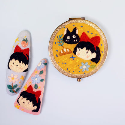 Kiki - Hand Embroidered Mirror