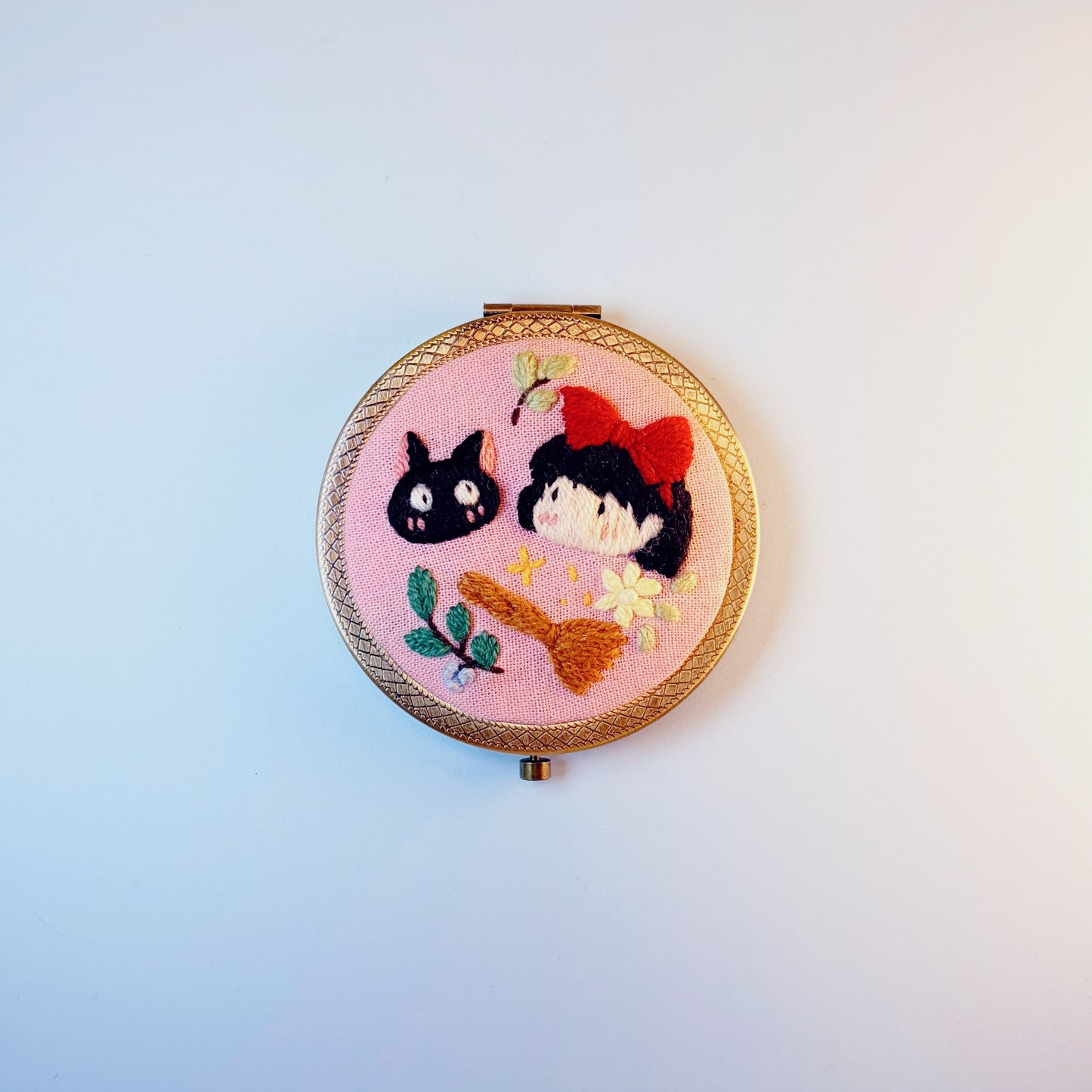 Kiki - Hand Embroidered Mirror