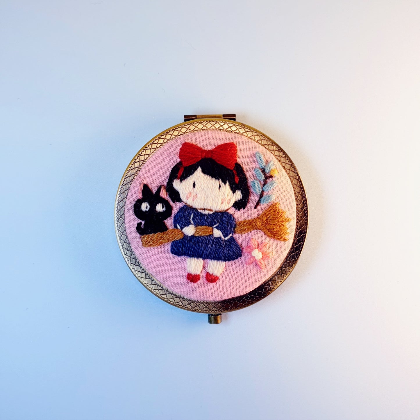 Kiki - Hand Embroidered Mirror