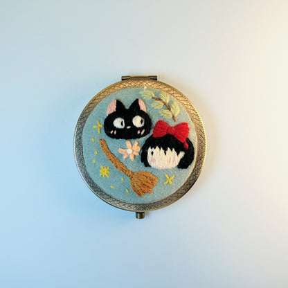 Kiki - Hand Embroidered Mirror