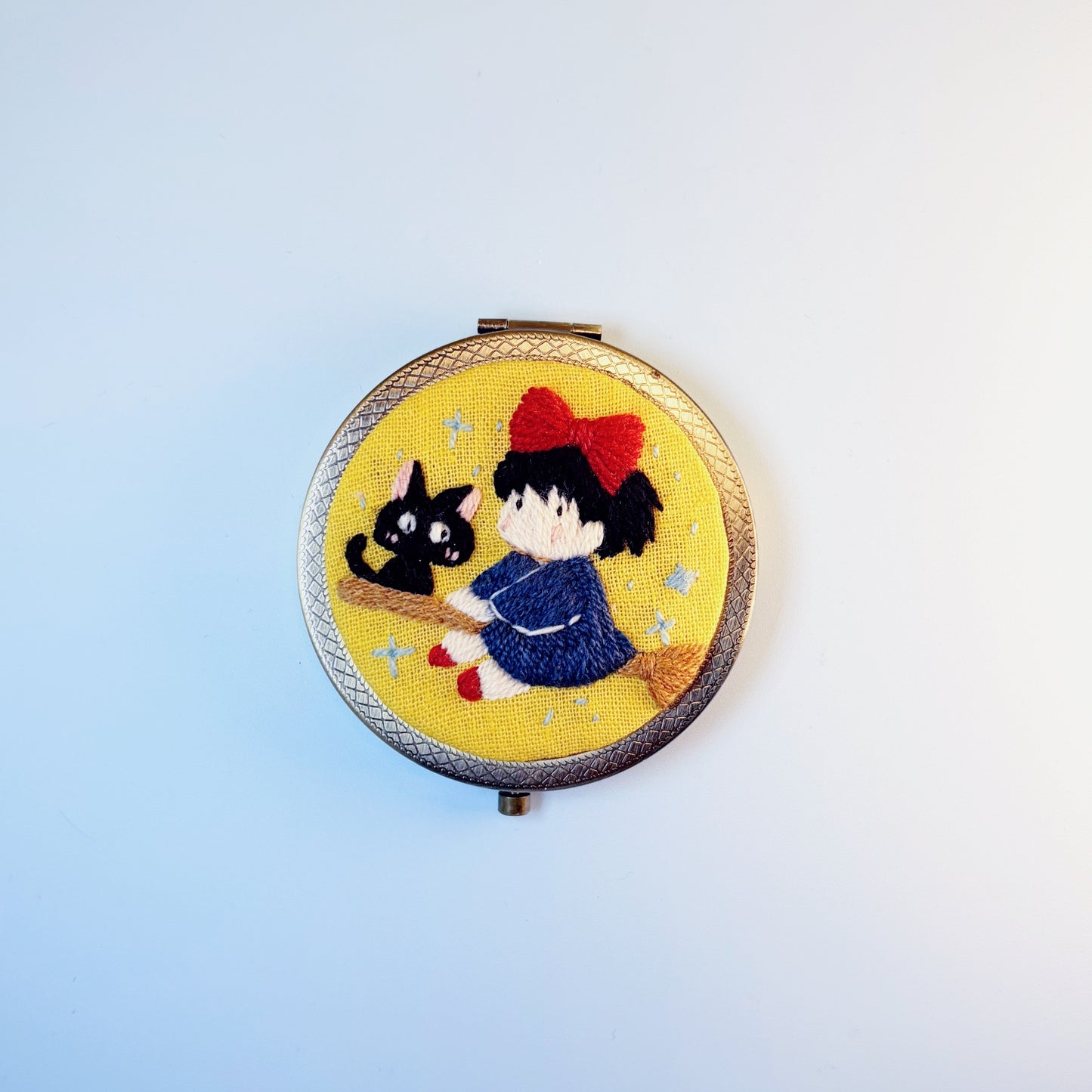 Kiki - Hand Embroidered Mirror