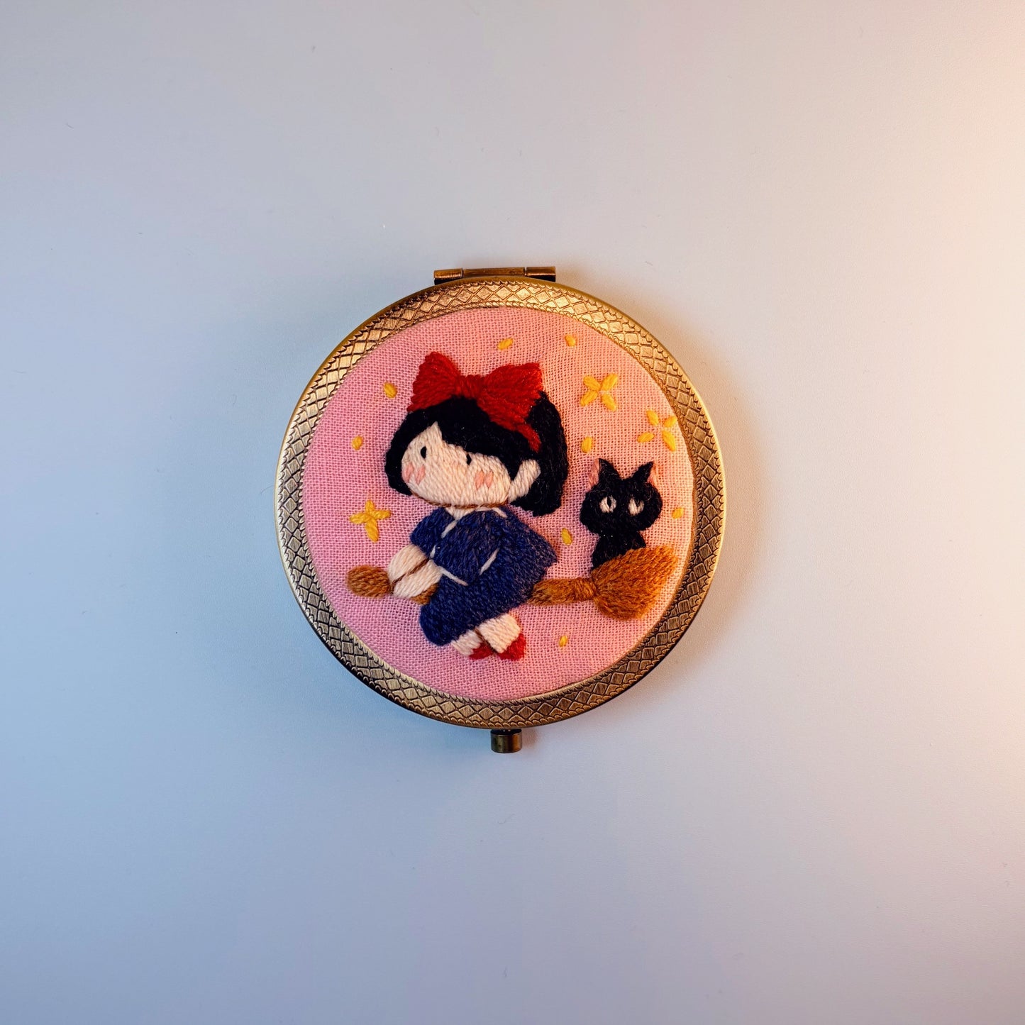Kiki - Hand Embroidered Mirror