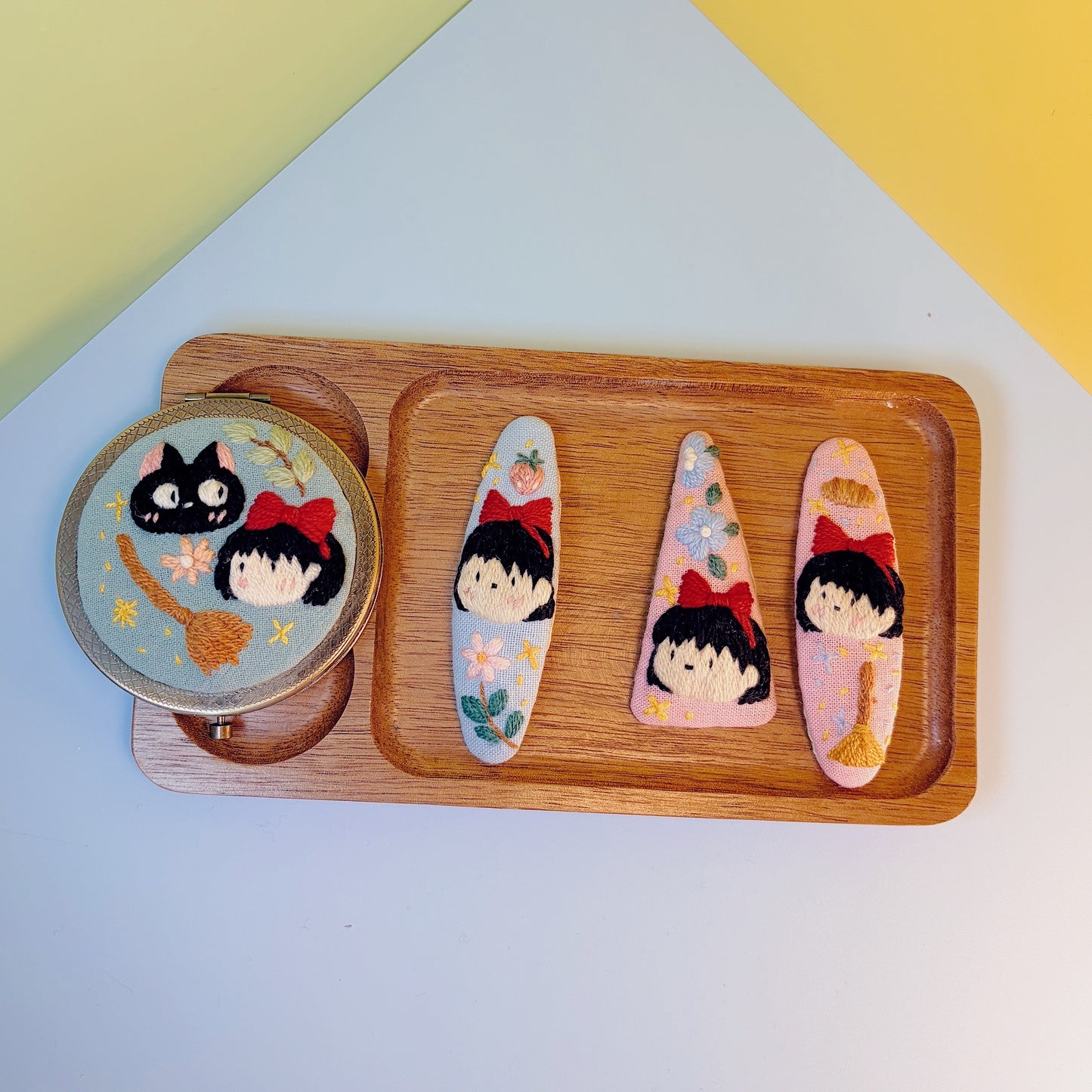 Kiki - Hand Embroidered Hairpin