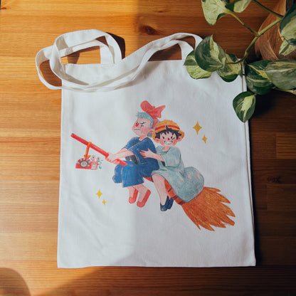 Zoro And Luffy Delivery Service Tote Bag
