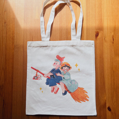 Zoro And Luffy Delivery Service Tote Bag