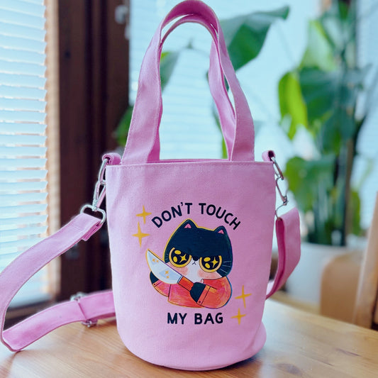 Don't Touch My Bag Bucket Bag