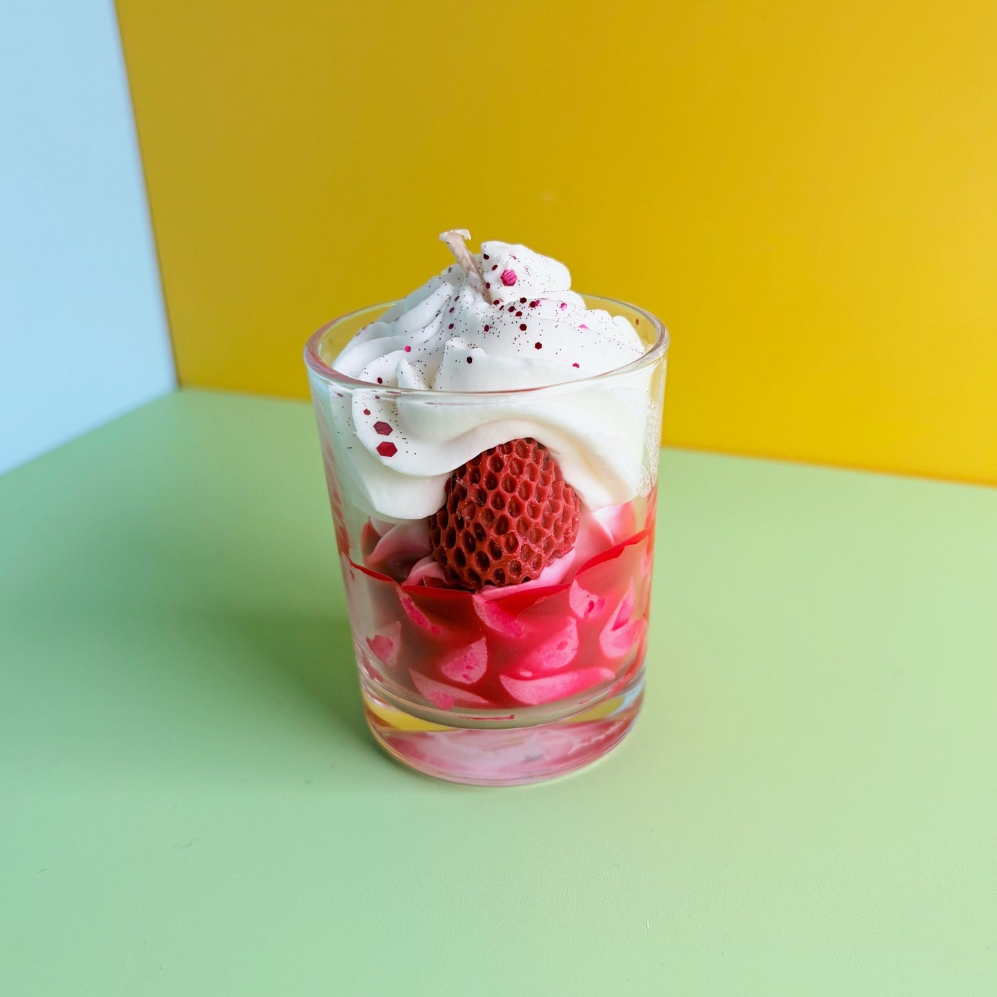 Wild Strawberry Valentine's Day Handmade Candle