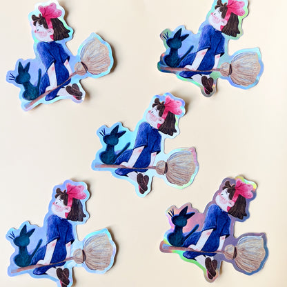 Kiki's Delivery Service | Waterproof Holographic Sticker