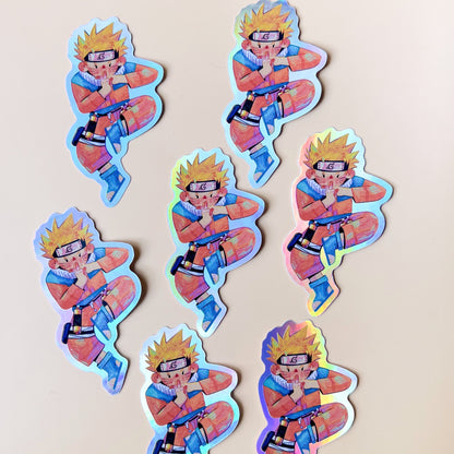 Naruto | Waterproof Holographic Sticker