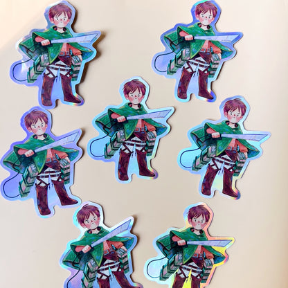 Attack On Titan | Waterproof Holographic Sticker