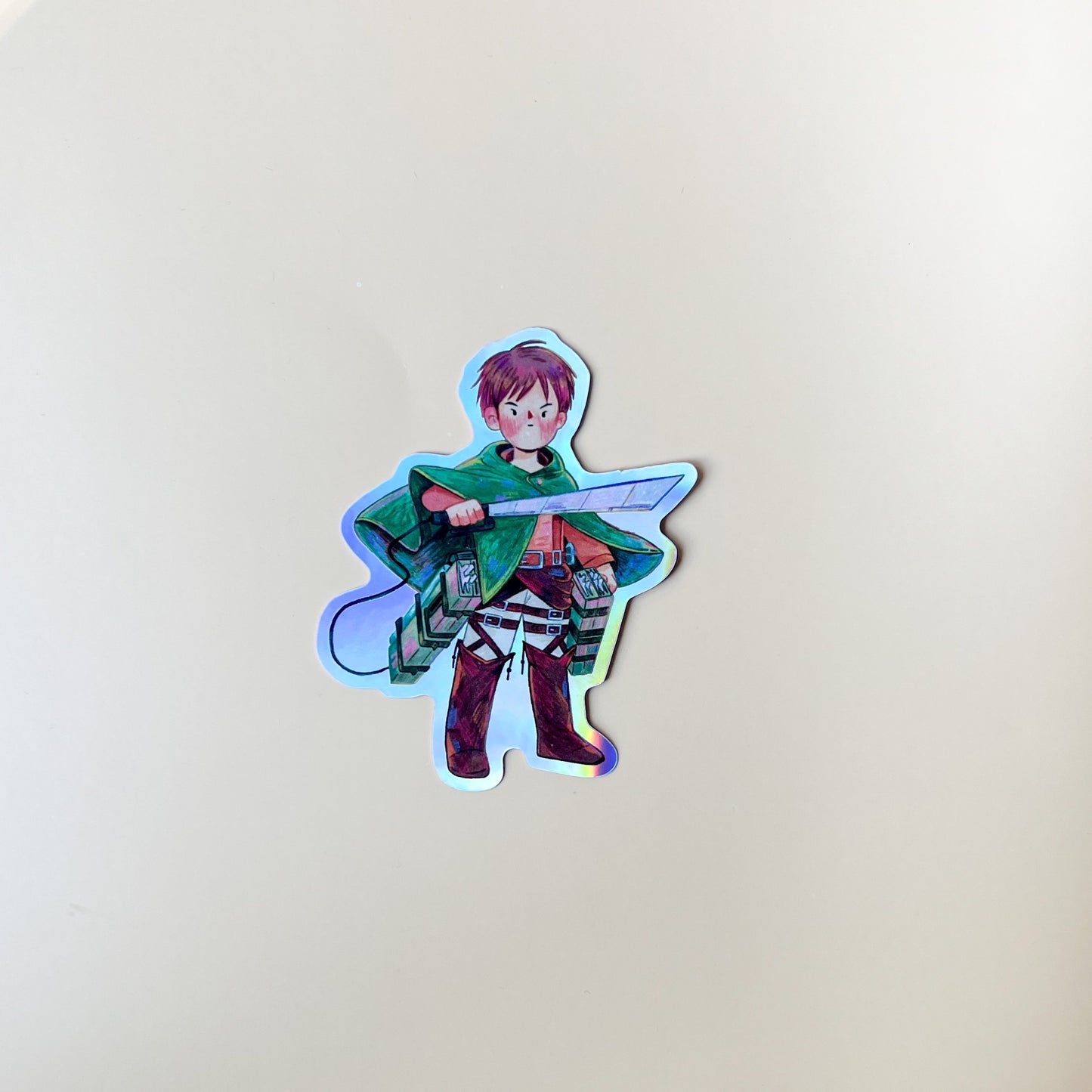 Attack On Titan | Waterproof Holographic Sticker