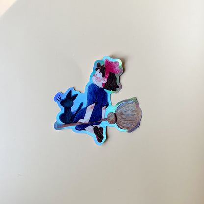 Kiki's Delivery Service | Waterproof Holographic Sticker