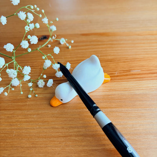 Cute Duck - Japanese Ceramic Chopstick Rest