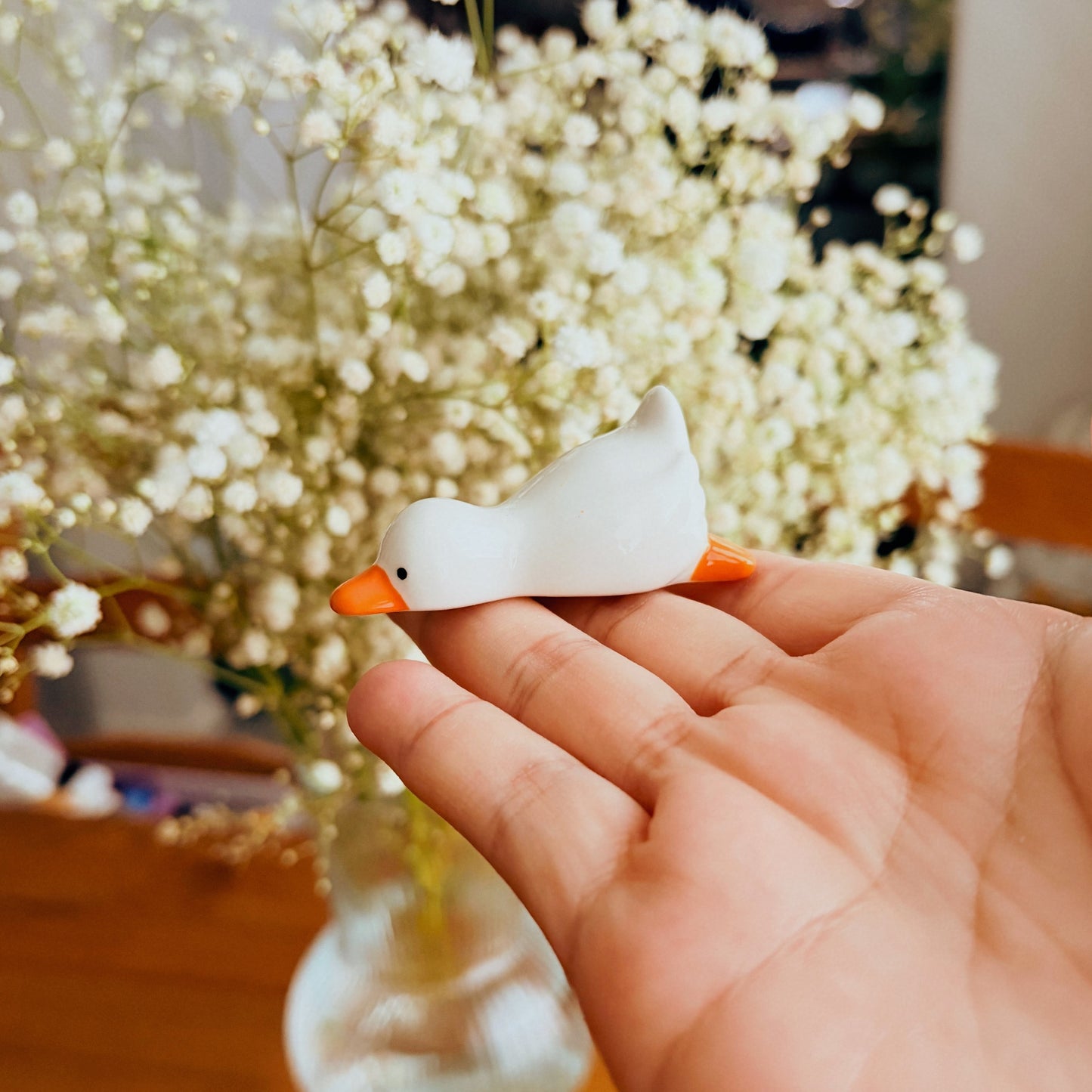 Cute Duck - Japanese Ceramic Chopstick Rest