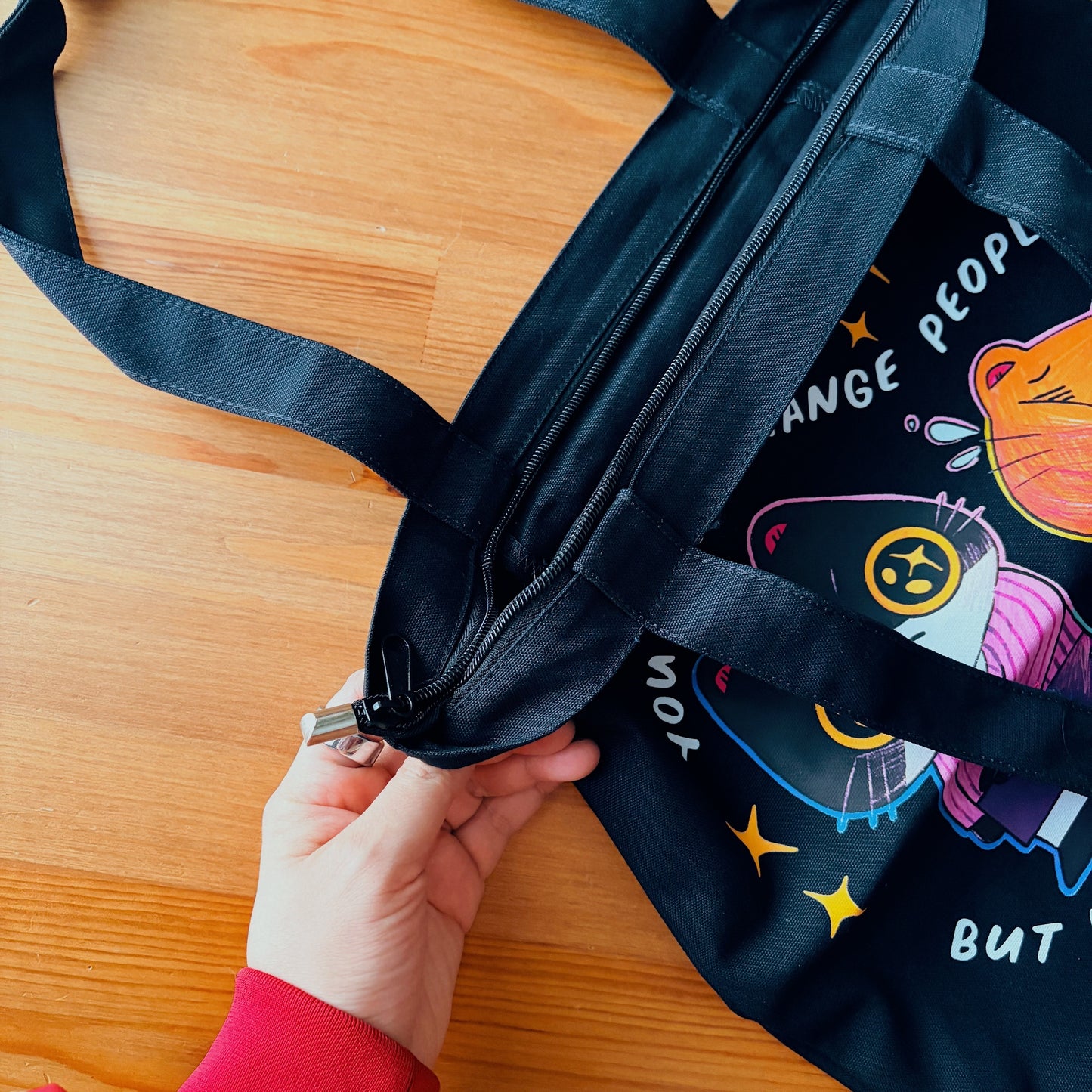 You Can't Change People But You Can Say Fuck Off Tote Bag