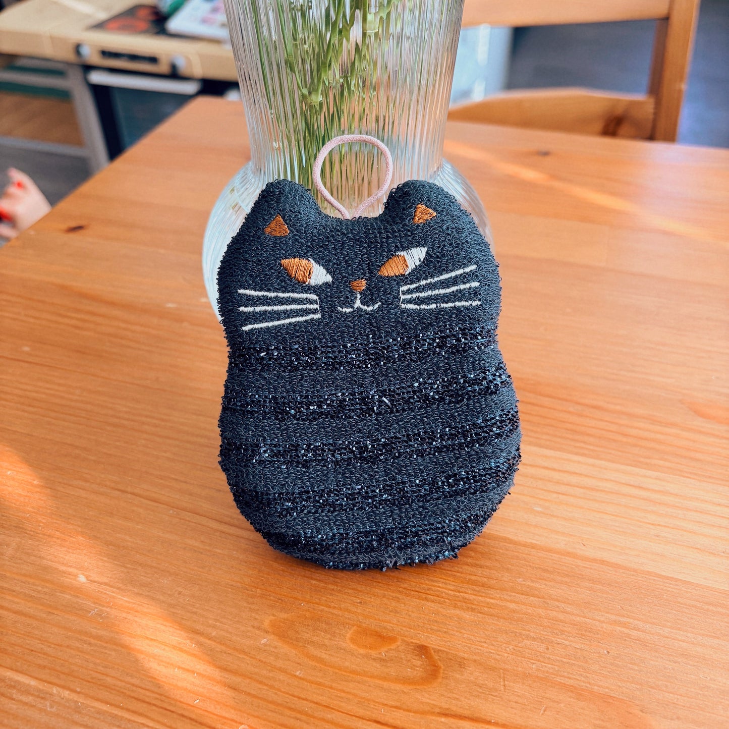 Cute Sparkling Cat Kitchen Sponge