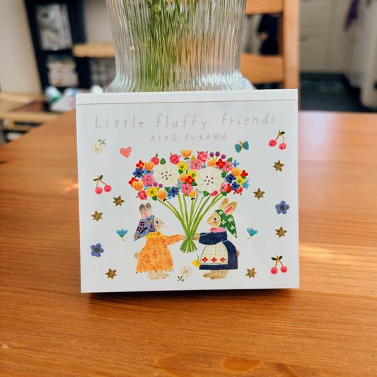 Aiko Fukawa - Little Fluffy Friends | Cute Memo Pad