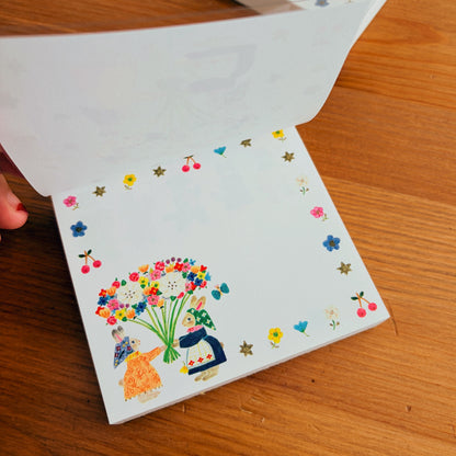 Aiko Fukawa - Little Fluffy Friends | Cute Memo Pad