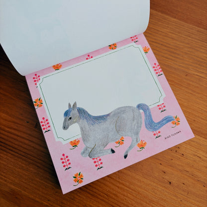 Aiko Fukawa - Flower And Animals | Cute Memo Pad