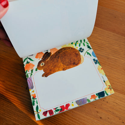 Aiko Fukawa - Flower And Animals | Cute Memo Pad