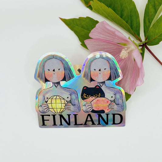 Finland | Waterproof Holographic Sticker